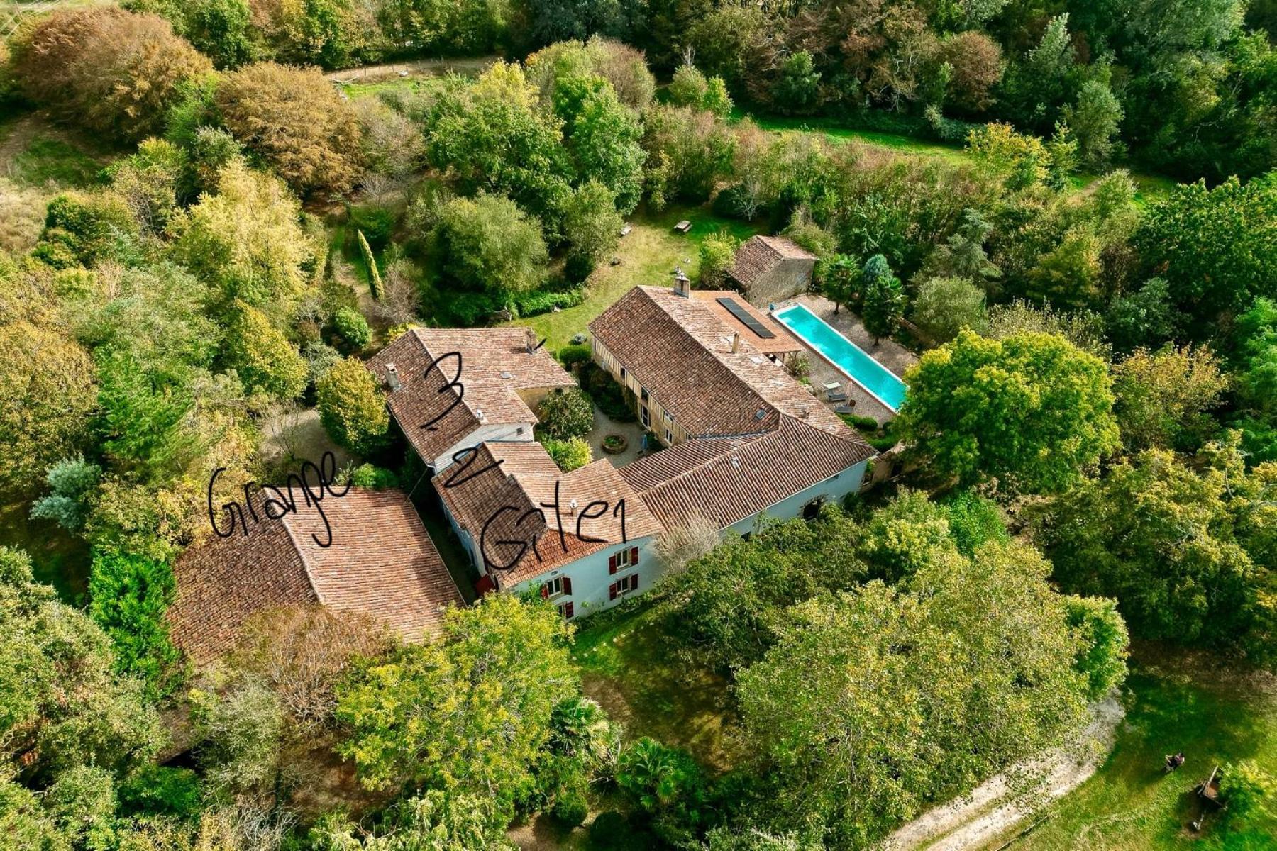 Domaine De La Hargue Villa Manciet Bagian luar foto